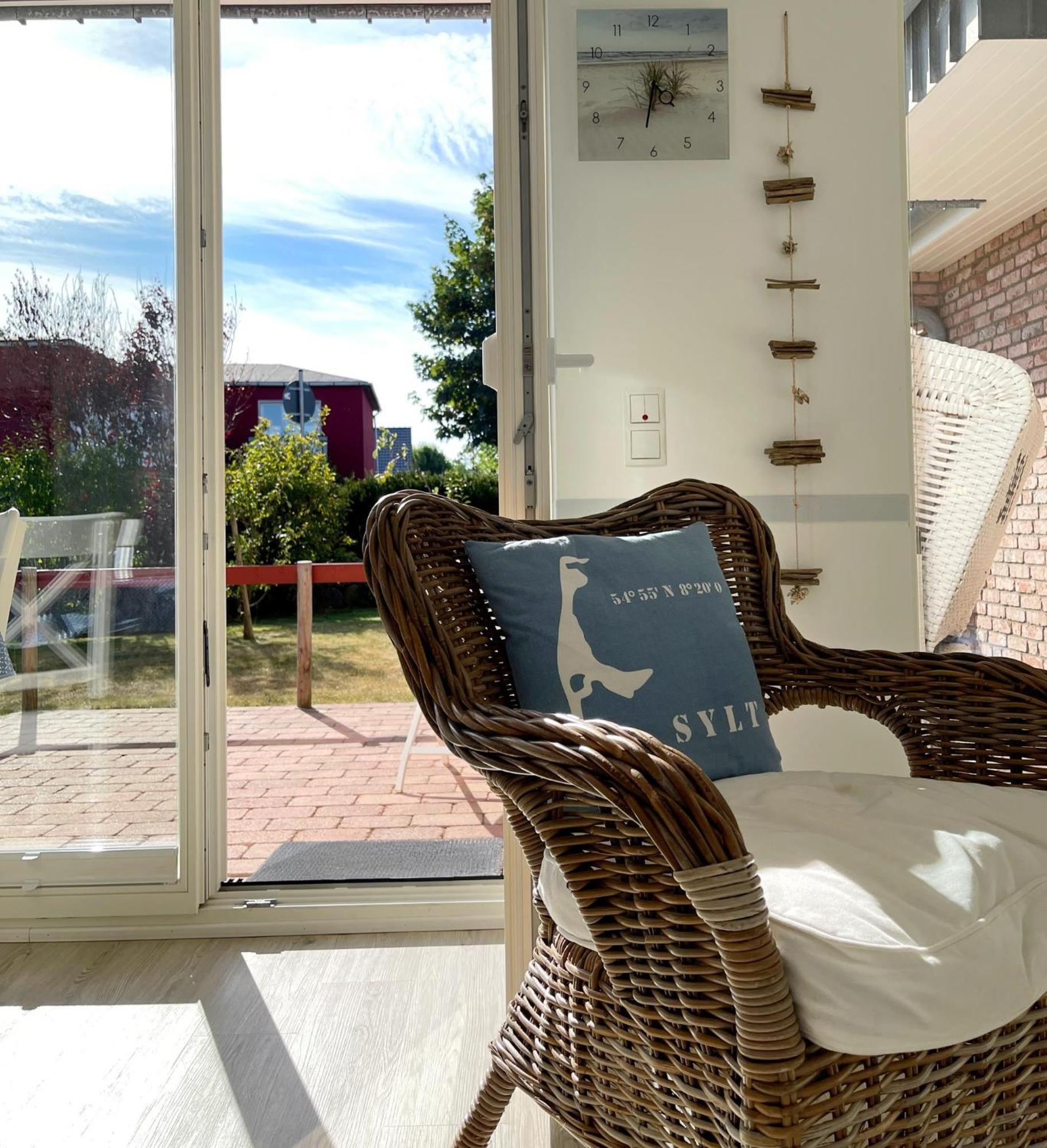 베스터란트 Haus Duenenrose App 1 Mit Terrasse 아파트 외부 사진